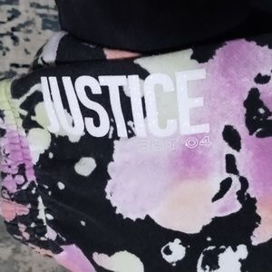 Justice girls sweat pants. Size 10